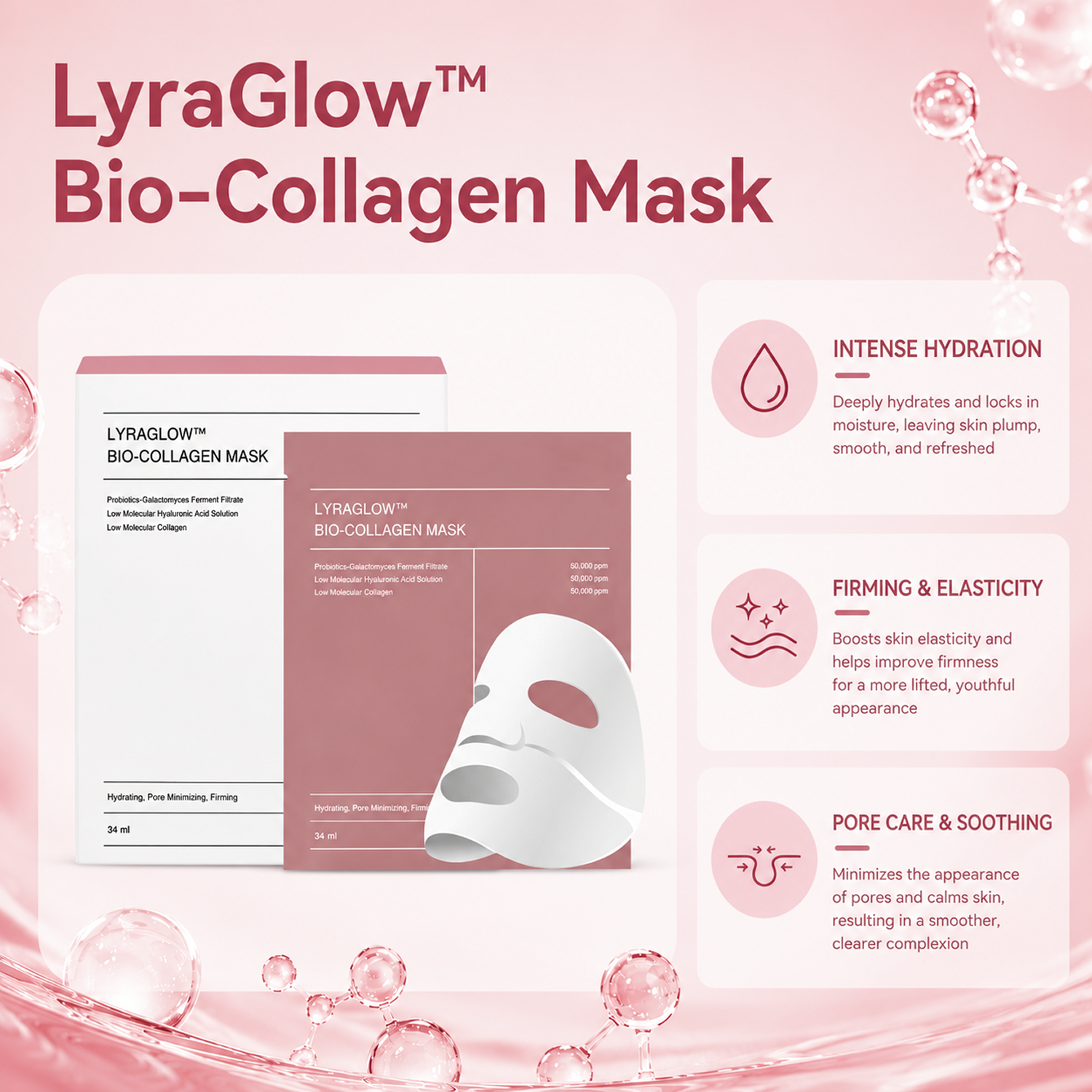 LyraGlow™ Bio-Collagen Mask