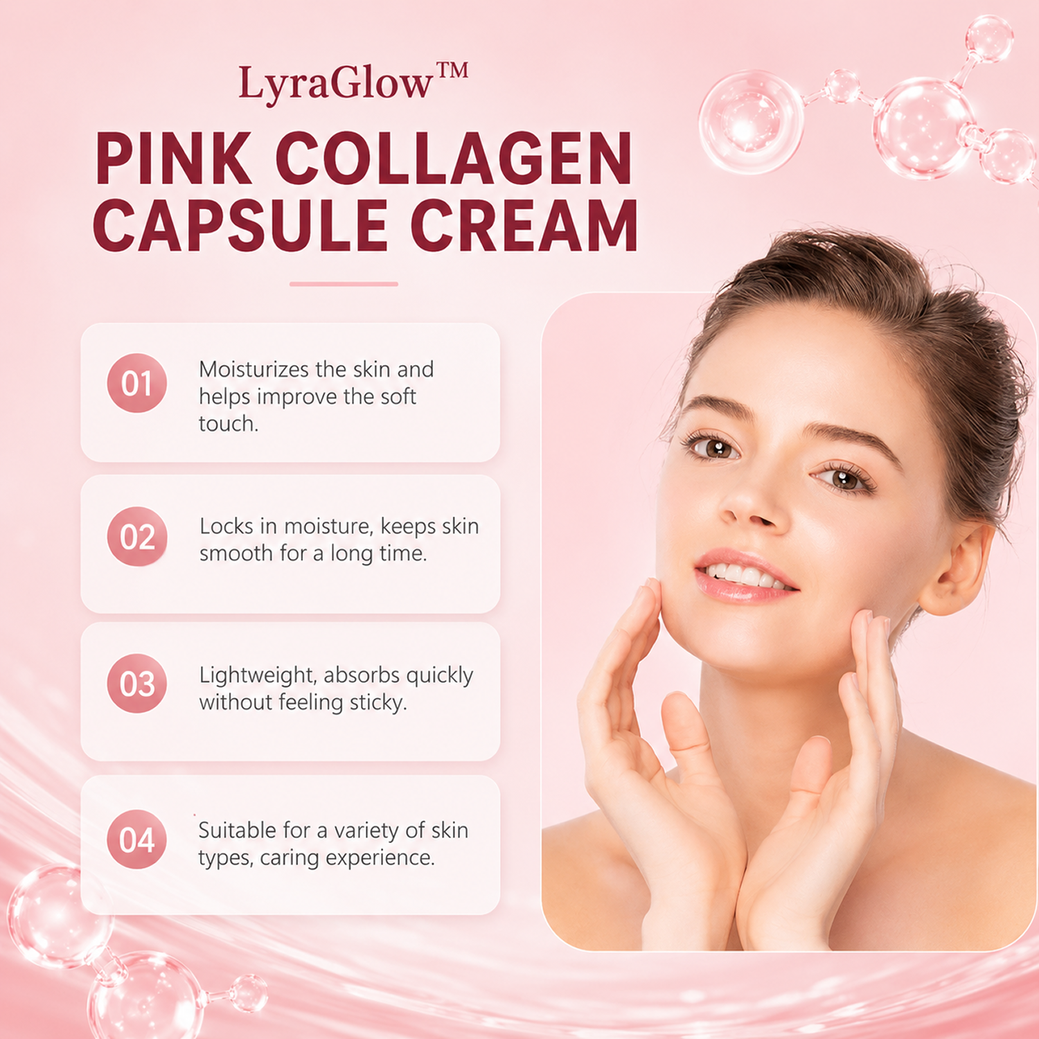LyraGlow™ Hydrating Collagen Capsule Cream