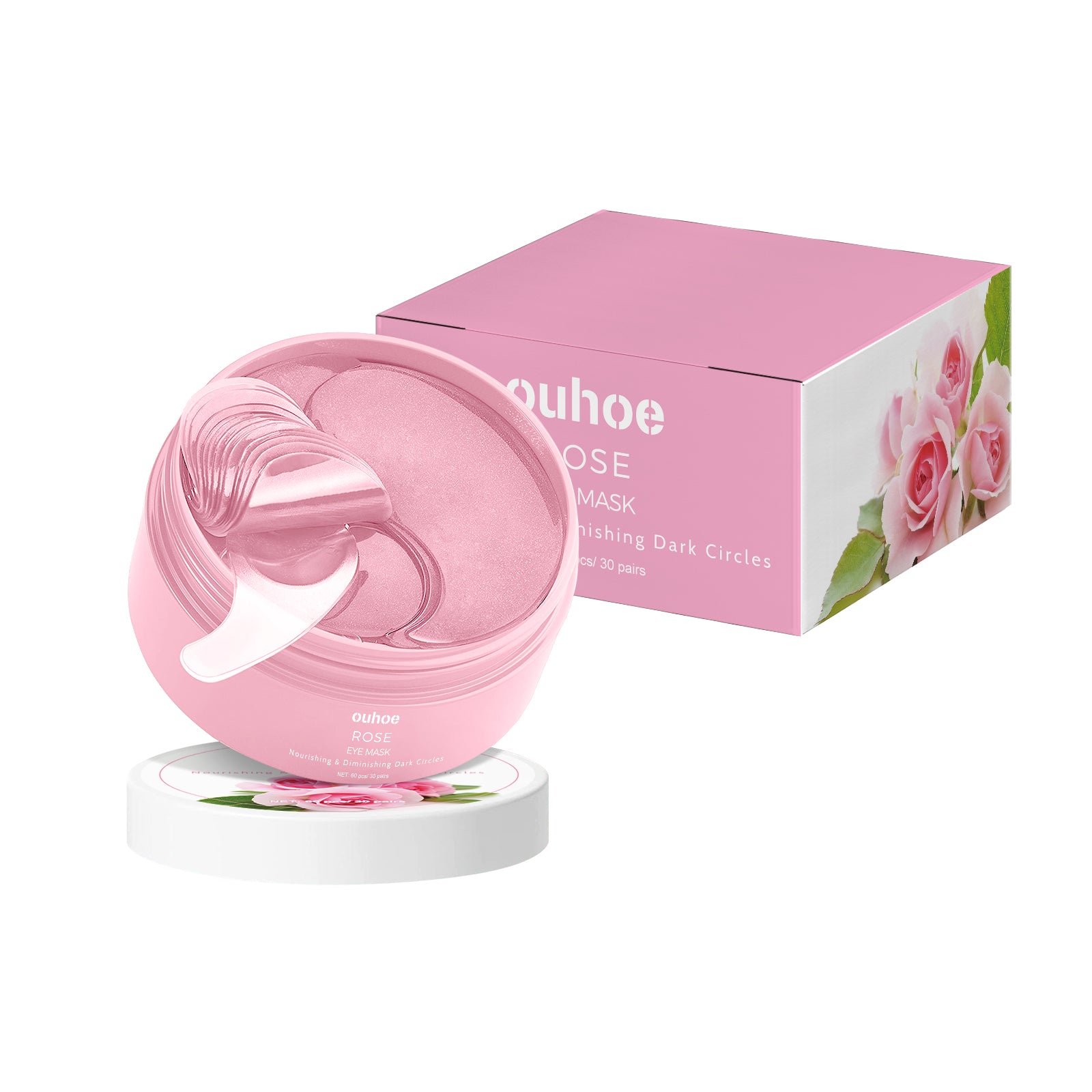 LyraGlow™ Pink Rose Eye Patch