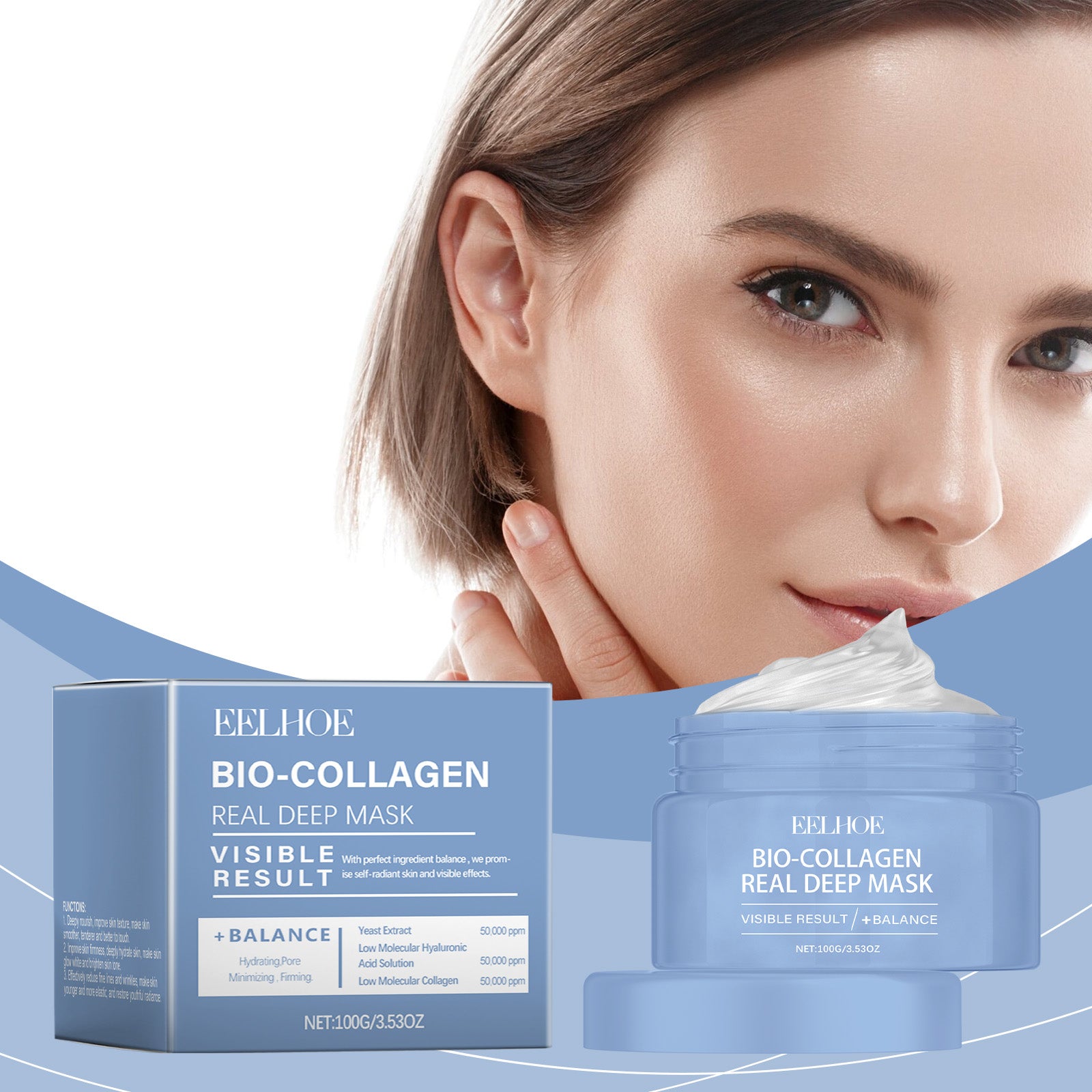 LyraGlow™ Collagen Peel And Tear Mask