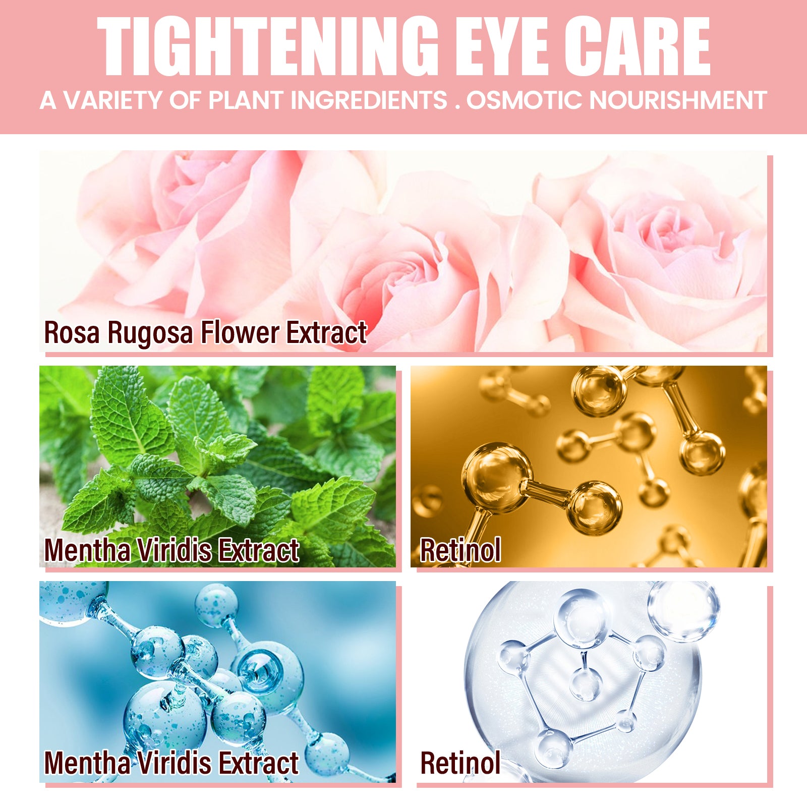 LyraGlow™ Pink Rose Eye Patch
