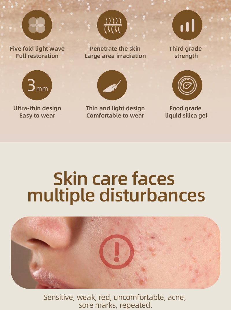 LyraGlow™ Red Light Therapy Face Mask