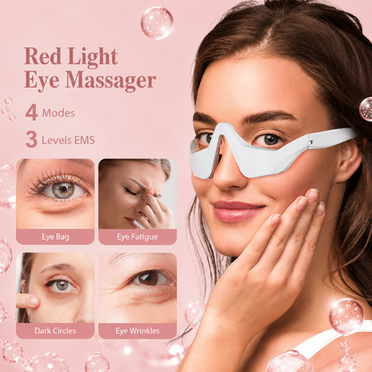 LyraGlow™ 2-in-1 Red Light Therapy + EMS To Erase Eye Bags