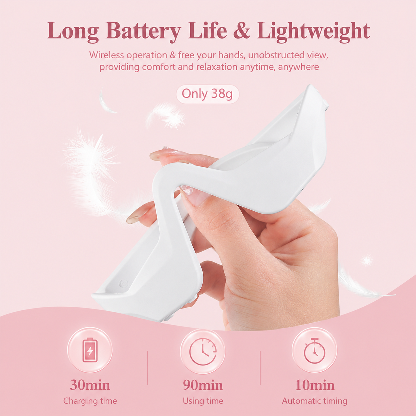 LyraGlow™ 2-in-1 Red Light Therapy + EMS To Erase Eye Bags