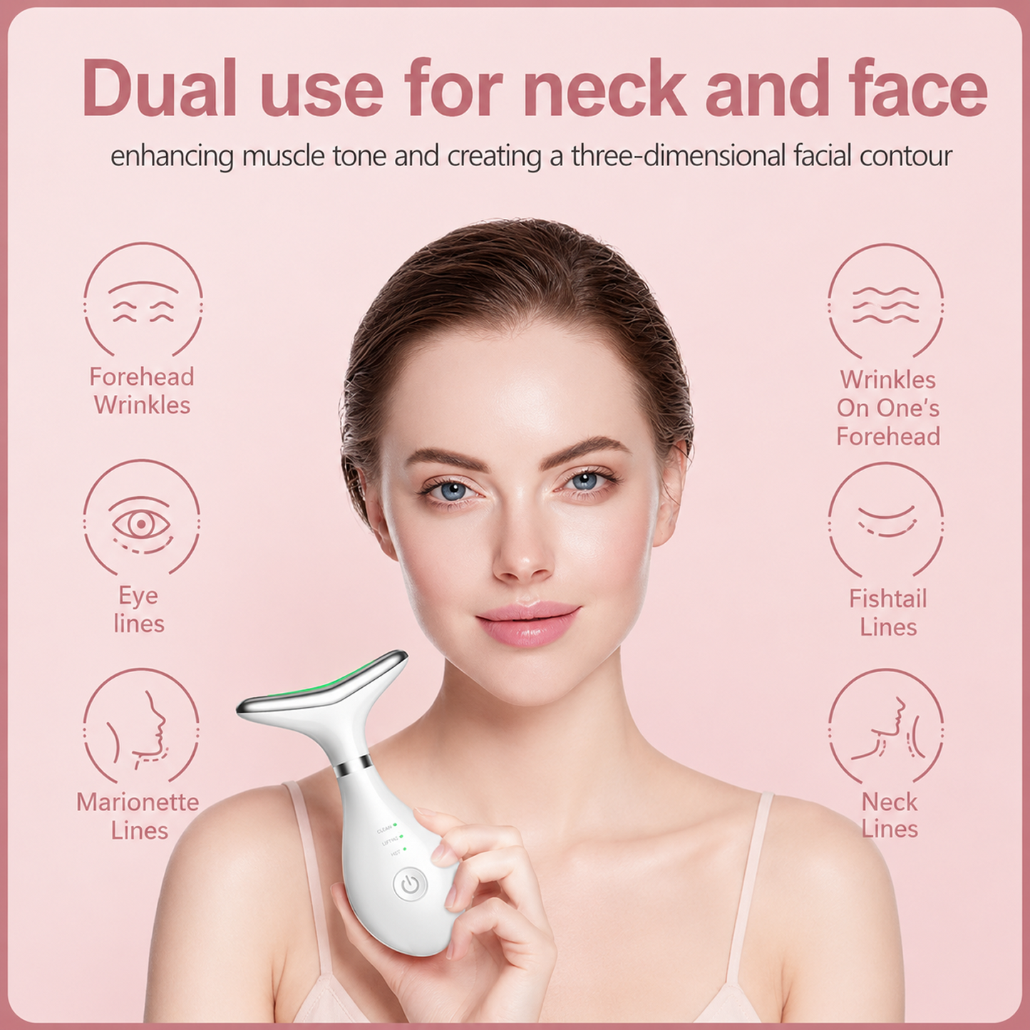 LyraGlow™ EMS Neck & Face Tightening Device