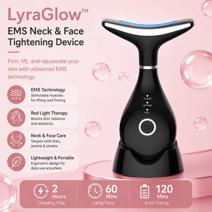 LyraGlow™ EMS Neck & Face Tightening Device