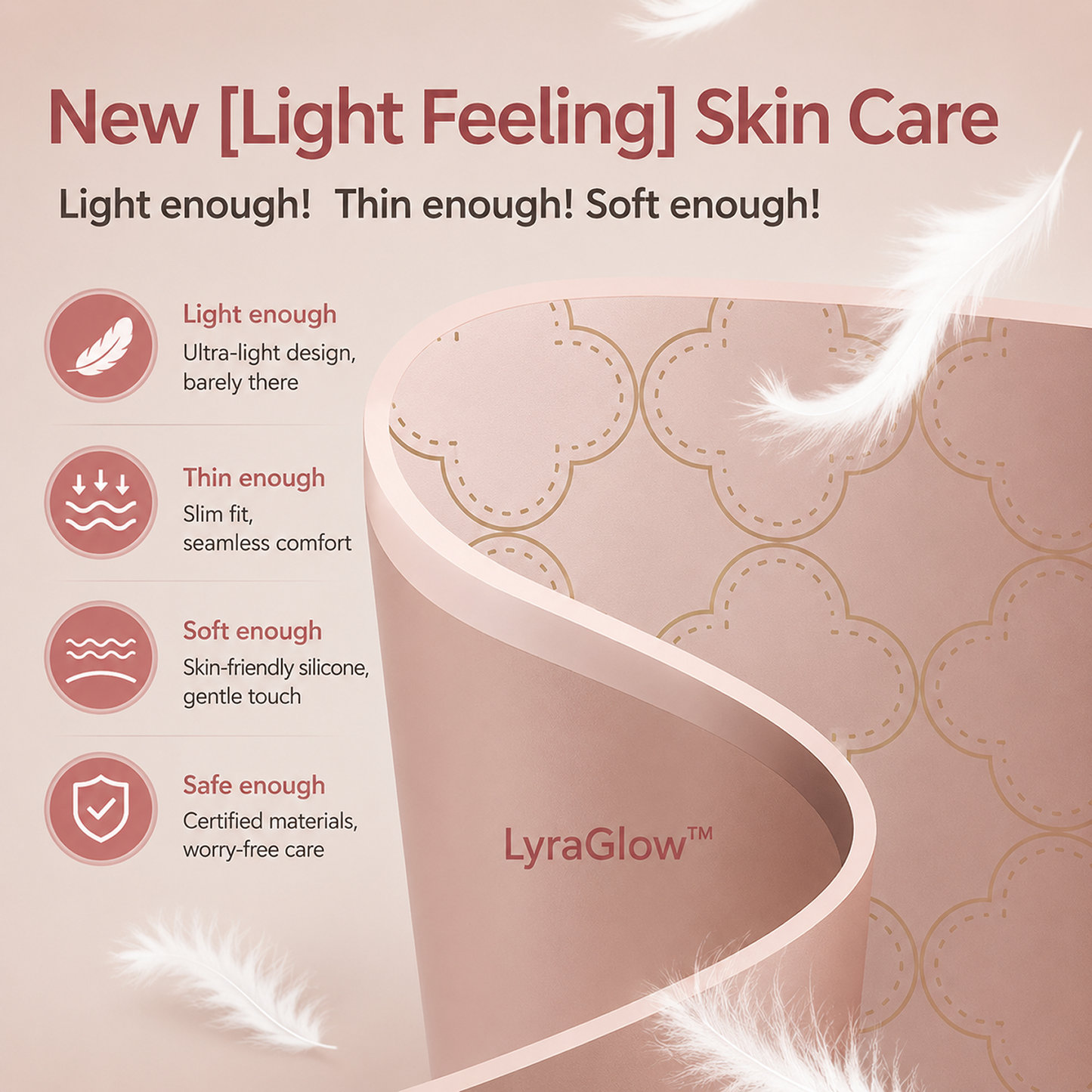 LyraGlow™ Red Light Therapy Face Mask