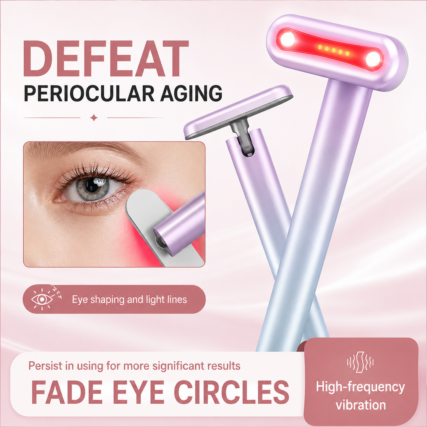 LyraGlow™ Red Light Therapy Wand